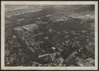 Aerial photograph of East Carolina University campus and Greenville